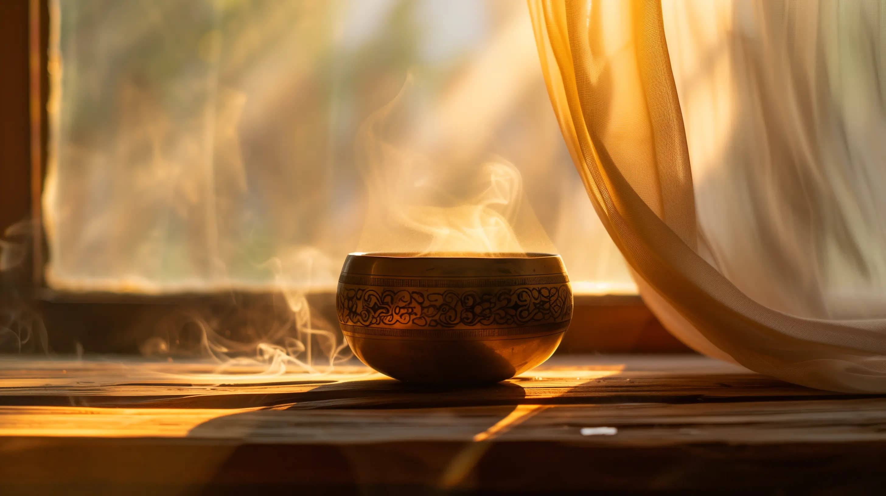 Ambiance apaisante pour guidance spirituelle